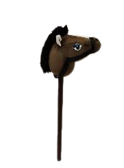 Chocolate Horse (Bright Time Toys) (Stick Horses) (WH)