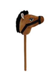 Brown Horse (Bright Time Toys) (Stick Horses) (WH)