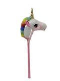 White Unicorn (Bright Time Toys) (Stick Horses) (WH)