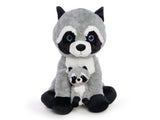 Clipper Raccoon & Baby (Bright Time Toys) (Jumbo) (WH)