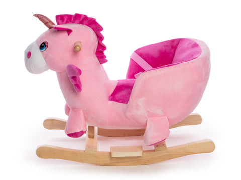 Pink Unicorn Rocker (Bright Time Toys) (Rocker) (Large) (WH)